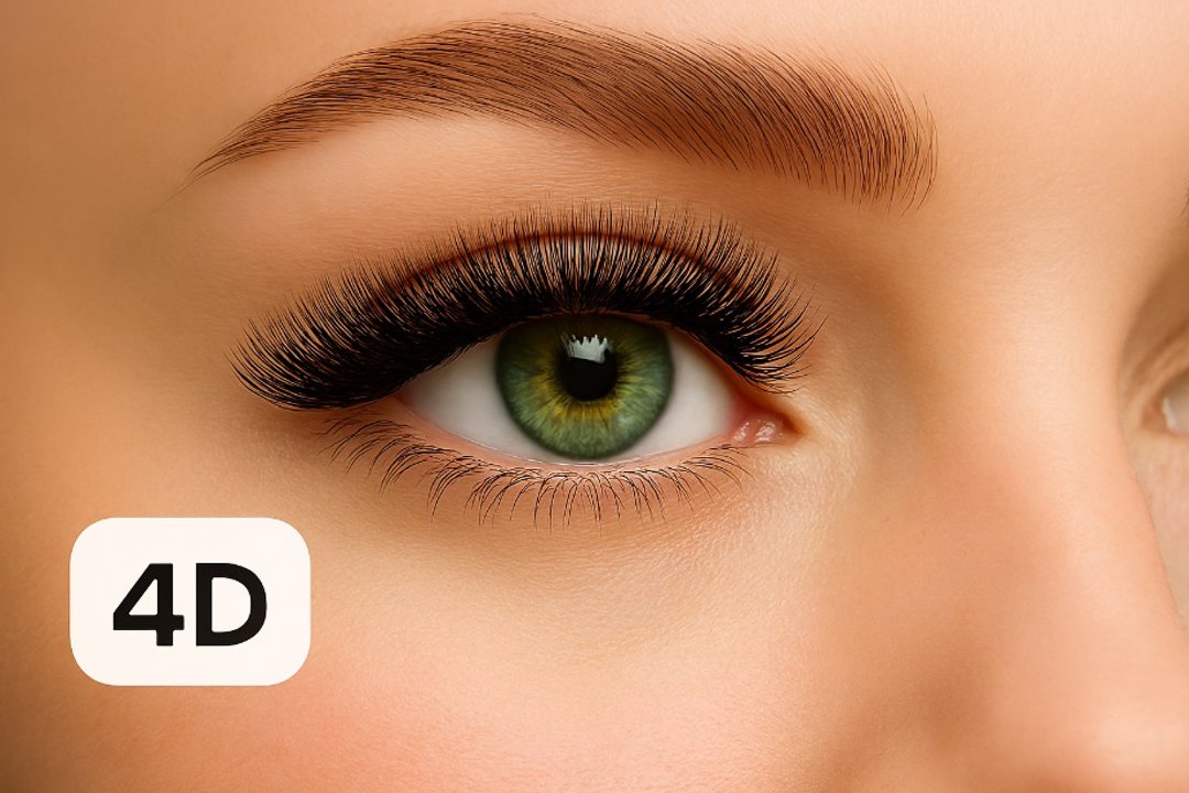 Наращивание ресниц 4D