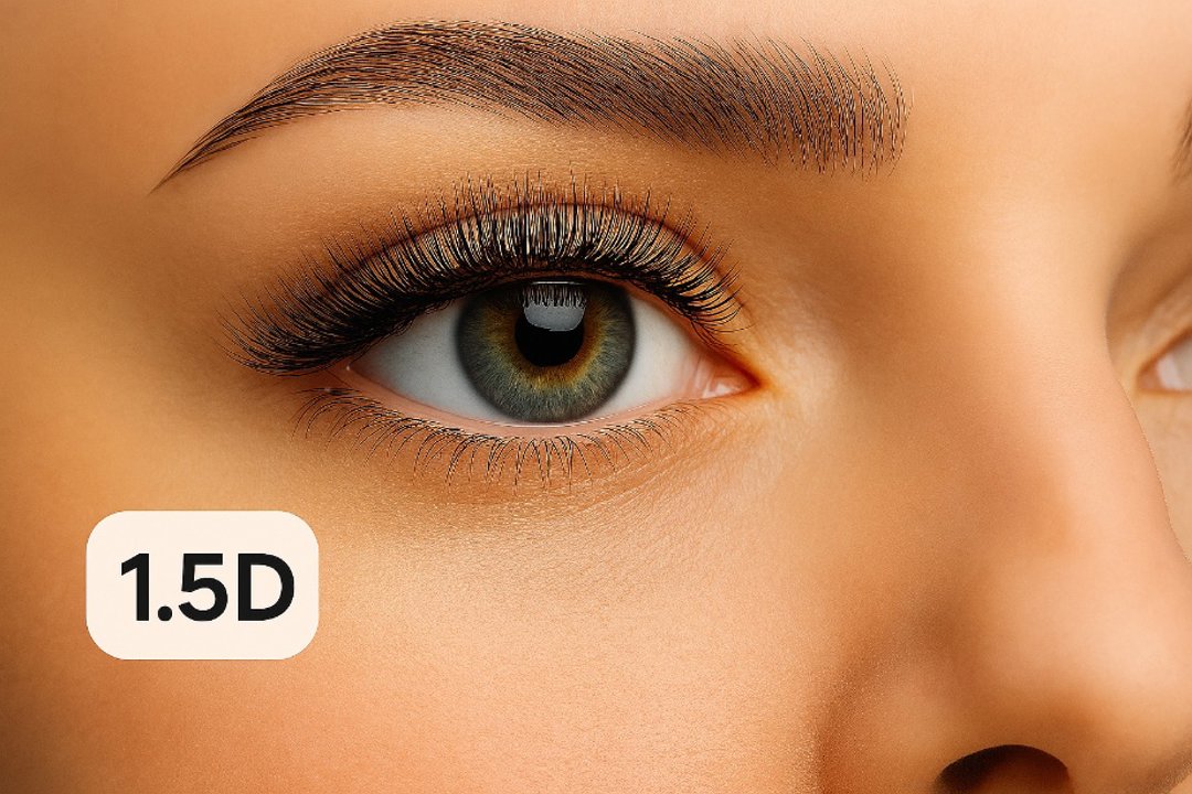 Наращивание ресниц 1,5D