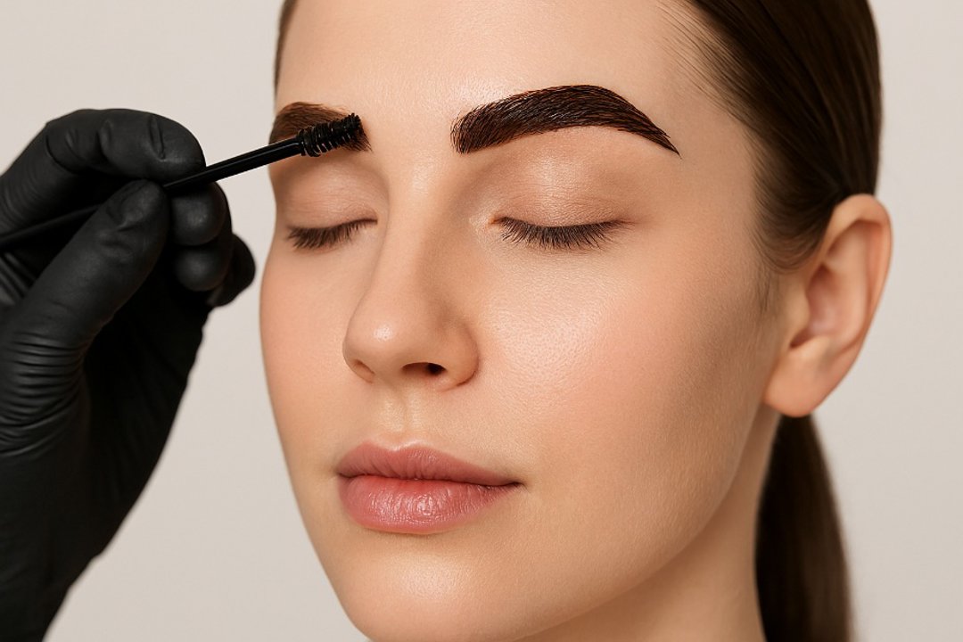 Окрашивание бровей